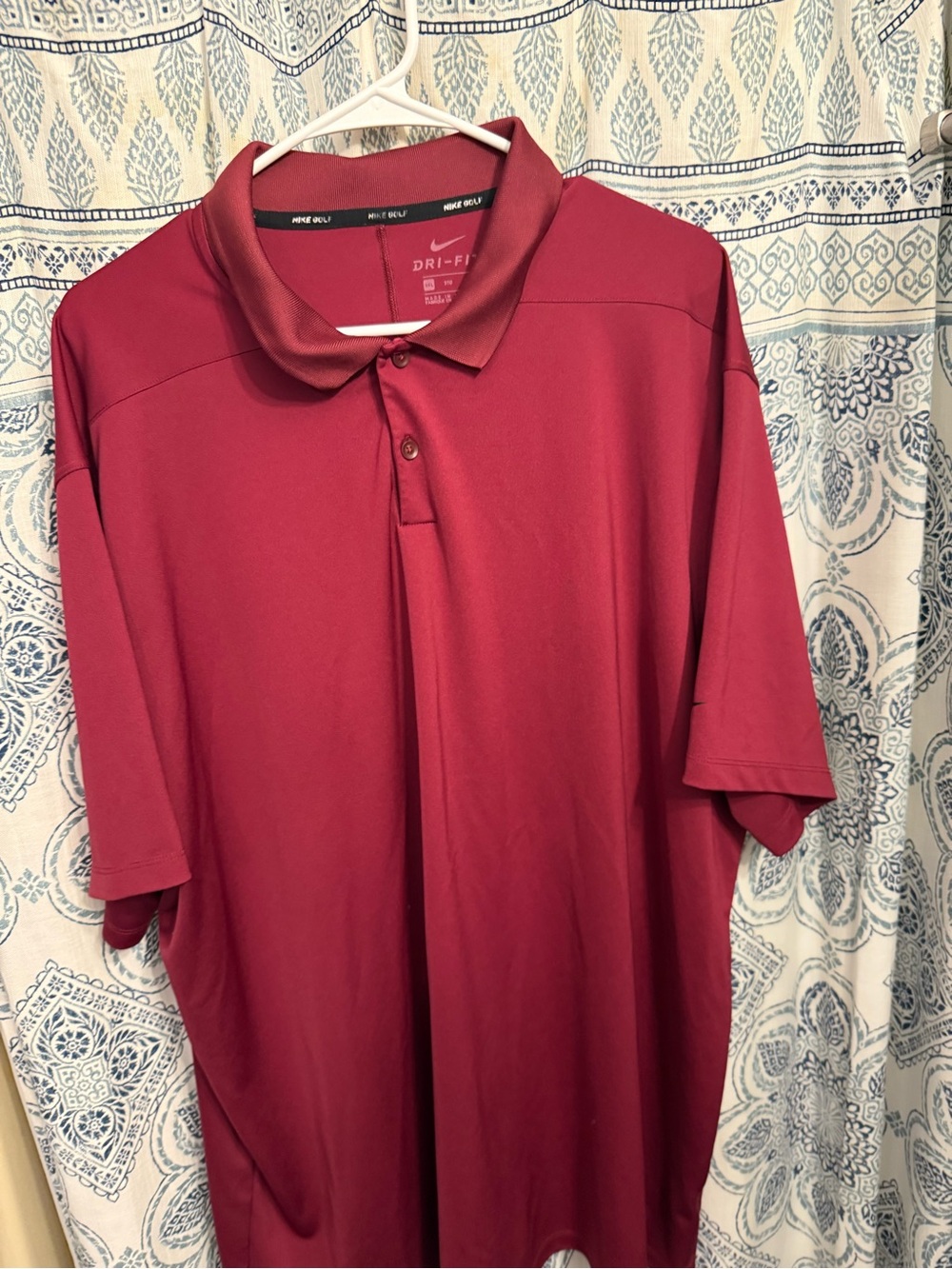 Nike Men's Maroon Performance Polo